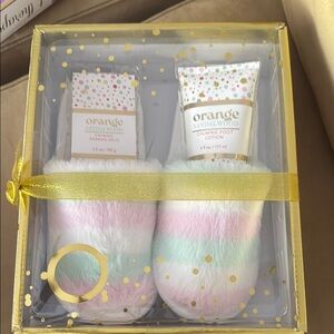 Orage Sandalwood Calming Foot Care Set - Pastel